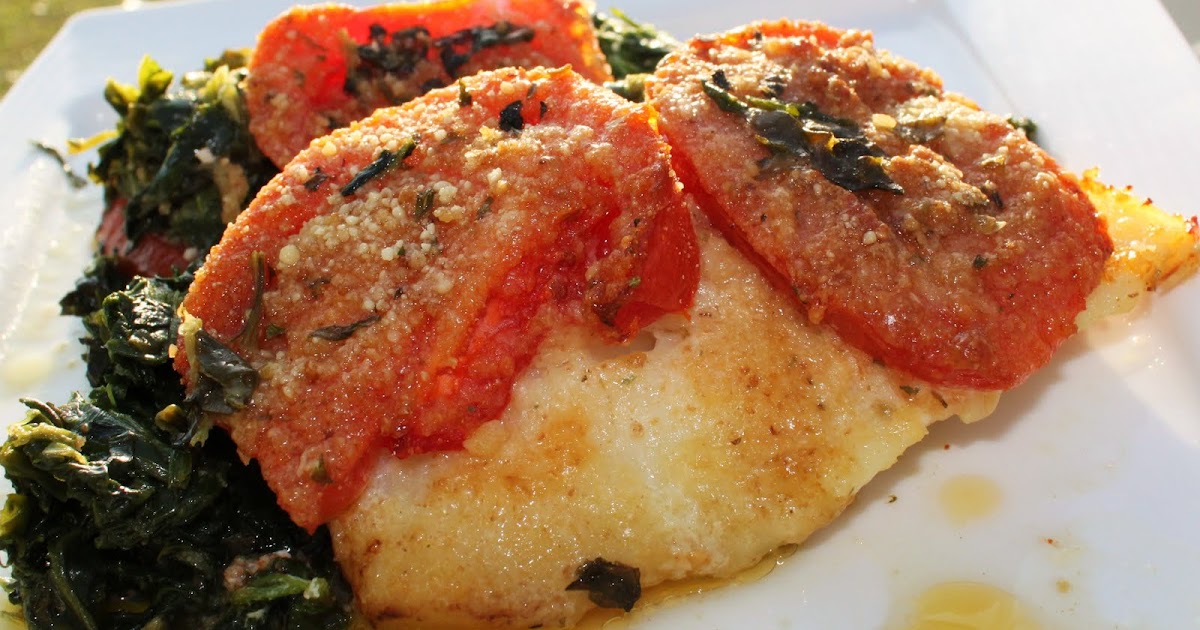 Baked Haddock with Spinach and Tomatoes Recipe What's Cookin' Italian