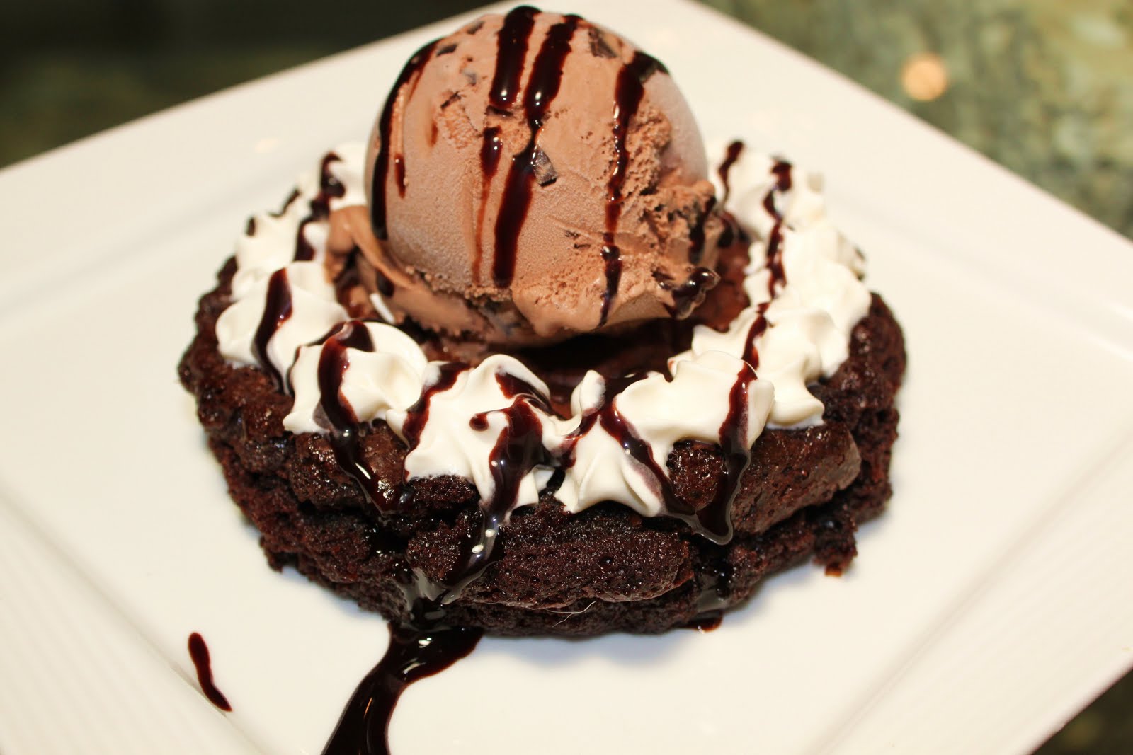 Frangelico Brownie Gelato Dessert What's Cookin' Italian Style Cuisine