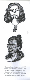 Maori Razor Design Hair Hamilton City Libraries I&Hblog: Pre-European Maori hairstyles