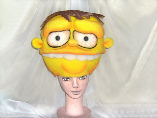 Gorro o Sombrero en goma espuma de Barnie, Los Simpsons