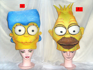 Gorro o Sombrero en goma espuma de Mona Simpson Abraham Simpson