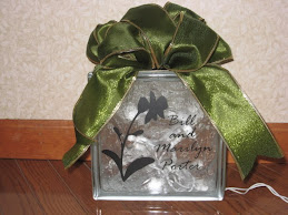 Personalized Glass Block with Lights