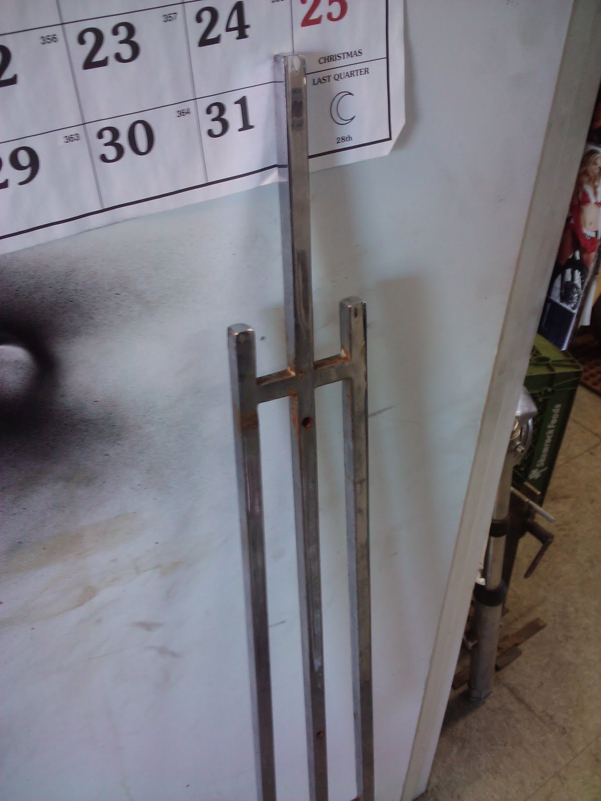 LOVE CYCLES Vintage Super Tall Cross Sissy Bar FOR SALE. SOLD