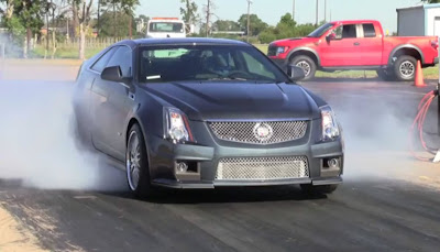 2011 Hennessey V700 Coupe on the dragstrip 
