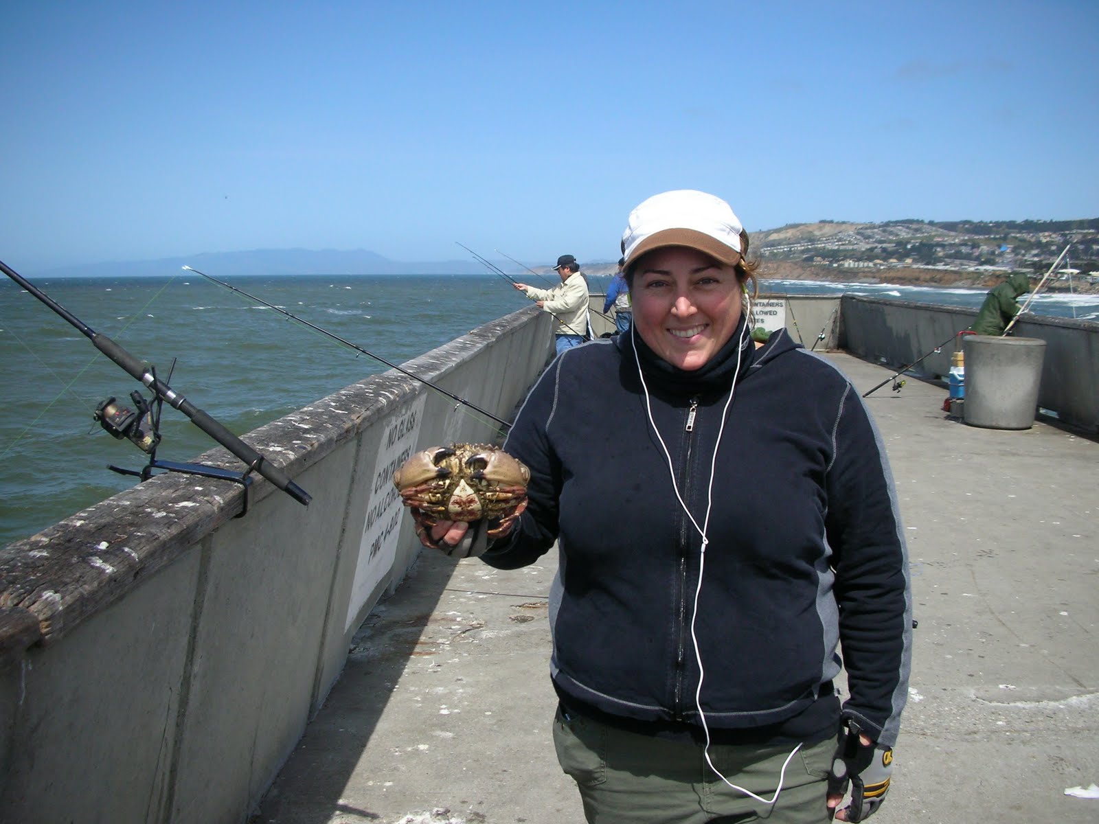 Found Fruit Dungeness Crab Fishing Pacifica Pier