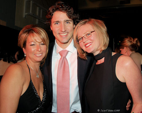Justin Trudeau and guests