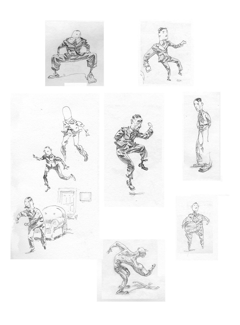 Lars Leetaru: Figure Sketches