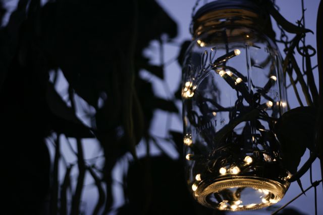 Mason jar twinkle lanterns are incredibly easy to make all you need is a 