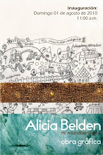 Esposición Alicia Belden "Mi mundo mágico" obra gráfica