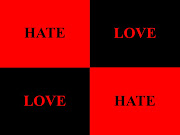 HATE LOVELOVE HATE. Just know, of when you say the word HATE, . hate love love hate