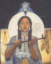 Ancient American Indian legends include mystical woman