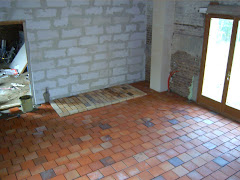 pose de carrelage, terre cuite...