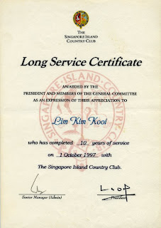 lim long service certificate