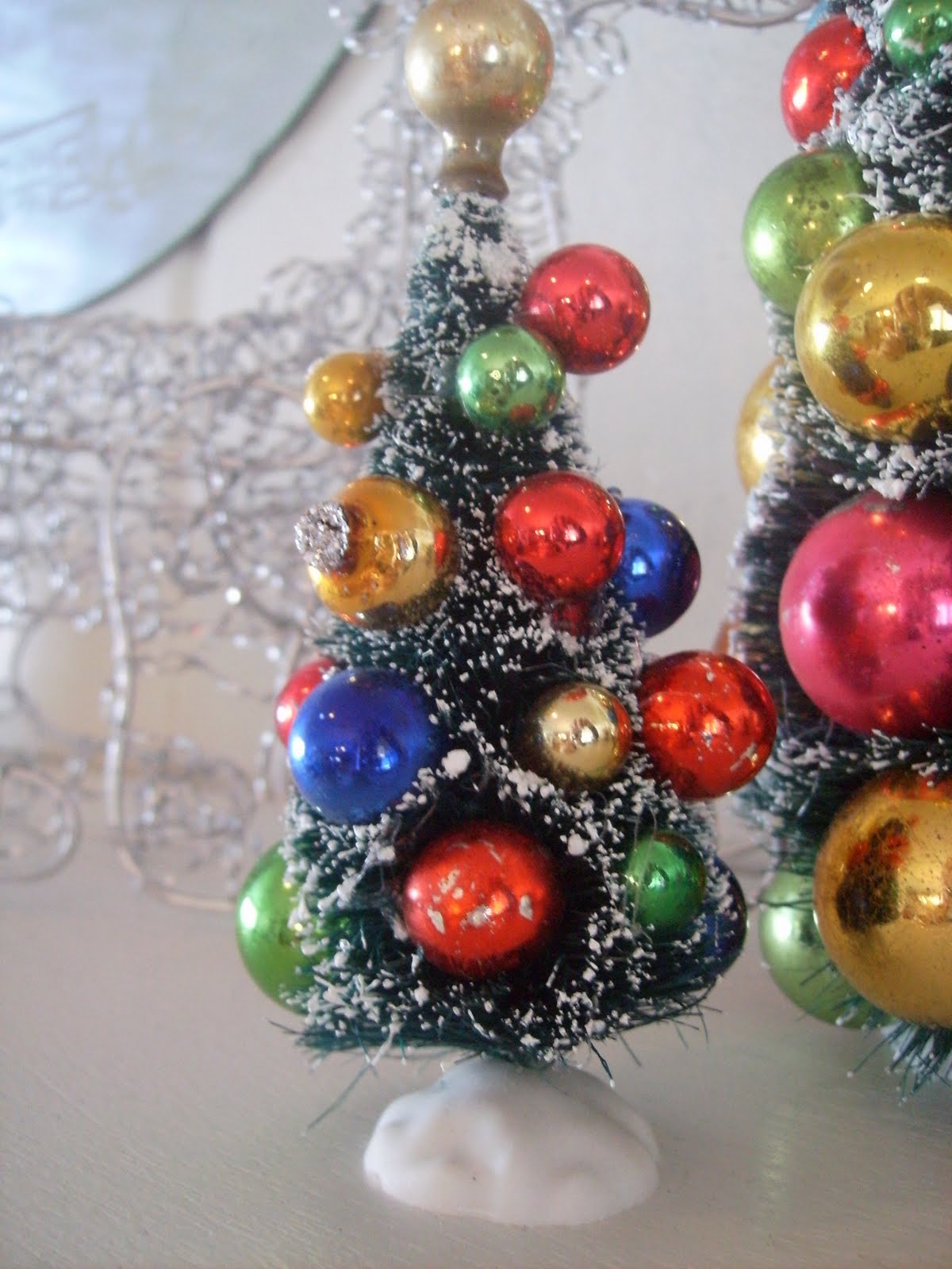 Traditional Boxed Bottle Brush Trees main image 0
