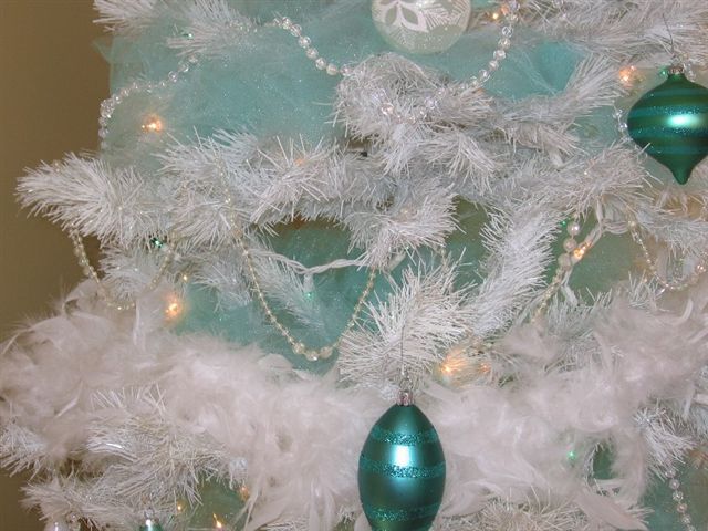 Melody Teal Tree Close Up