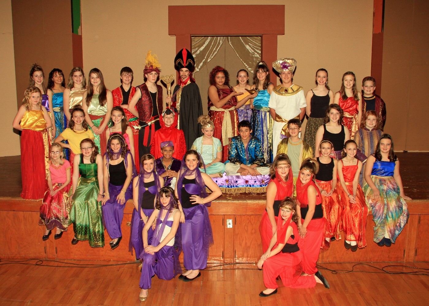 One.Big.Happy.Family! Aladdin Jr. Dress Rehearsal