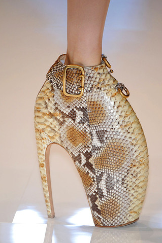 Fashion According to McQueen: Shoes of the Day - Armadillo Shoes