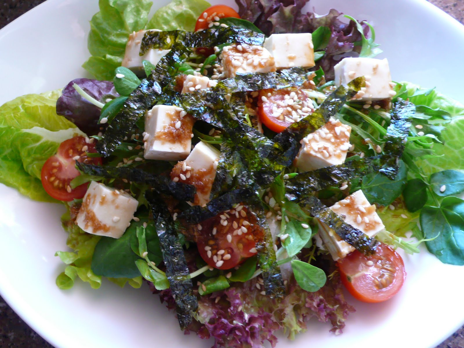 Food Endeavours of the Blue Apocalypse: Japanese Tofu Salad