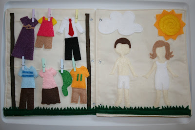 felt doll quiet book page idea