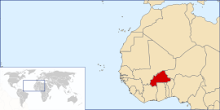 Location Burkina Faso