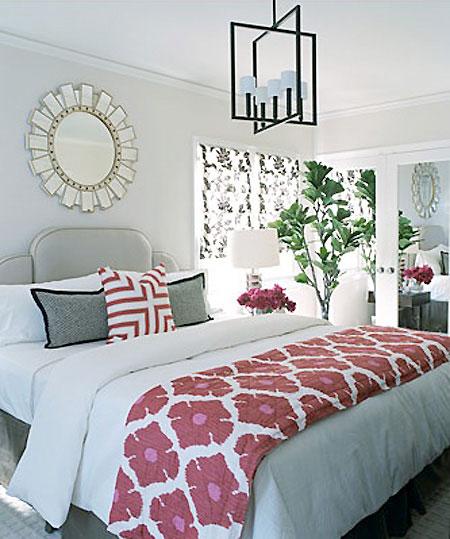 secret ice Pink  and grey  bedroom  ideas 
