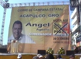 23 DE ENERO DEL 2011; CIERRE DE CAMPAÑA DE AGUIRRE RIVERO EN ACAPULCO