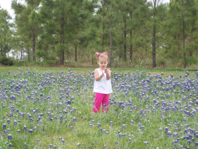 Maddy in the Blue bonnets 4.4.10