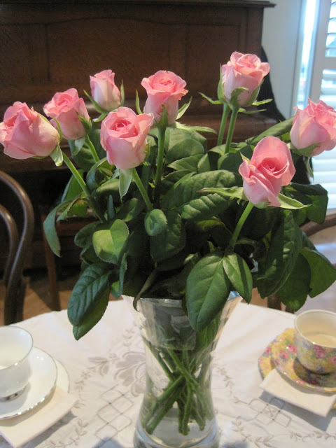 Bill Granger's Apple Fruit Cake, Recipe, Natasha in Oz, pink roses