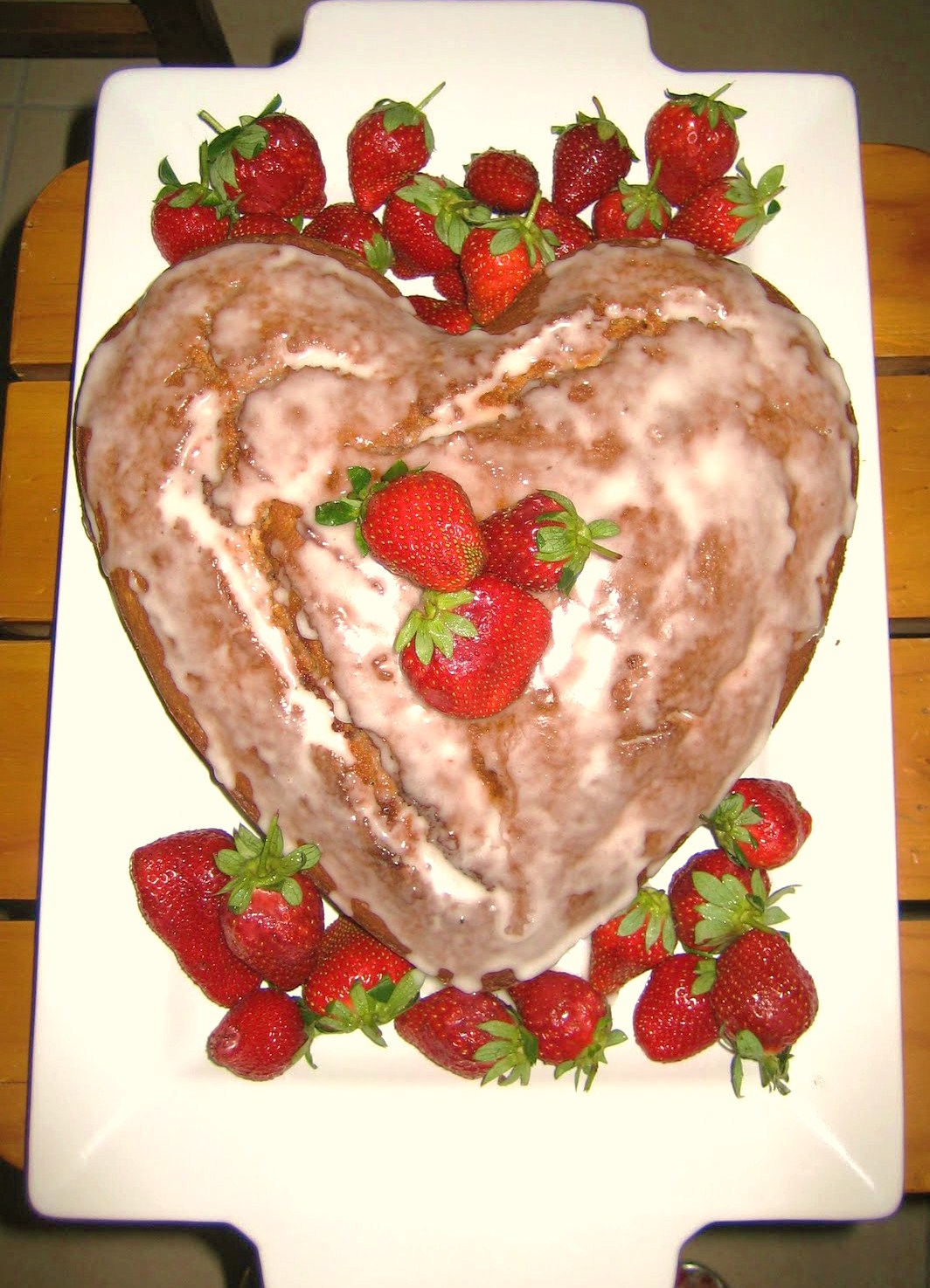 Strawberry Cake for Valentine's Day!