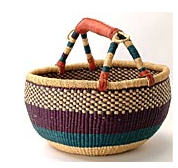 Handwoven Basket from Ghana
