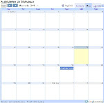 Calendário de Actividades da Biblioteca
