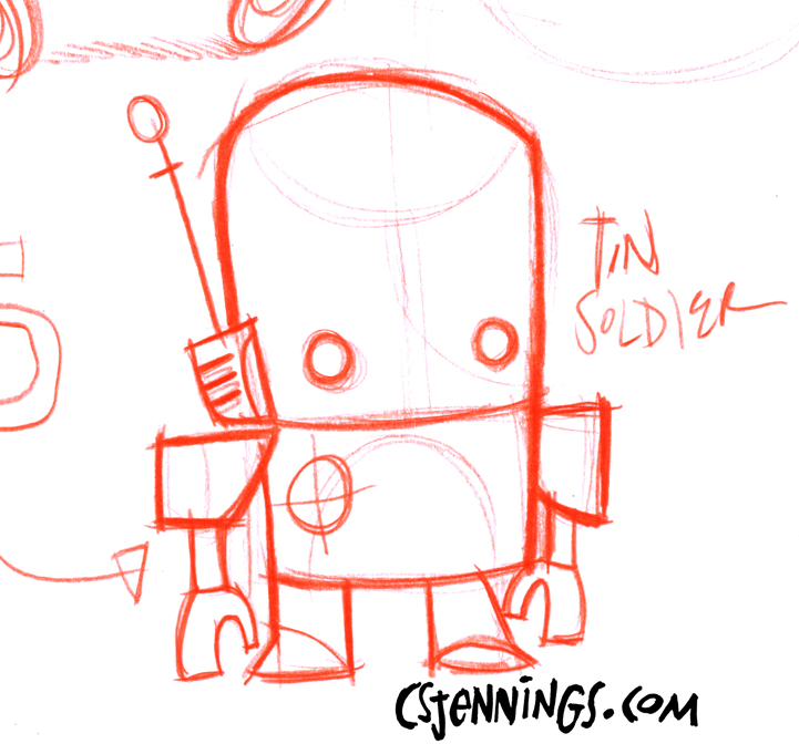 CS Jennings Draws & Writes! I Draw Robots 1