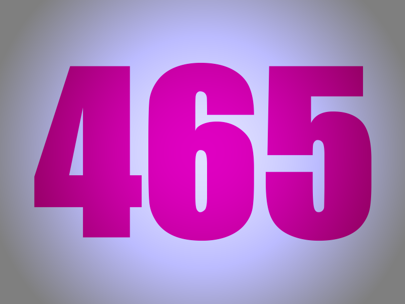 Numbers Number 465