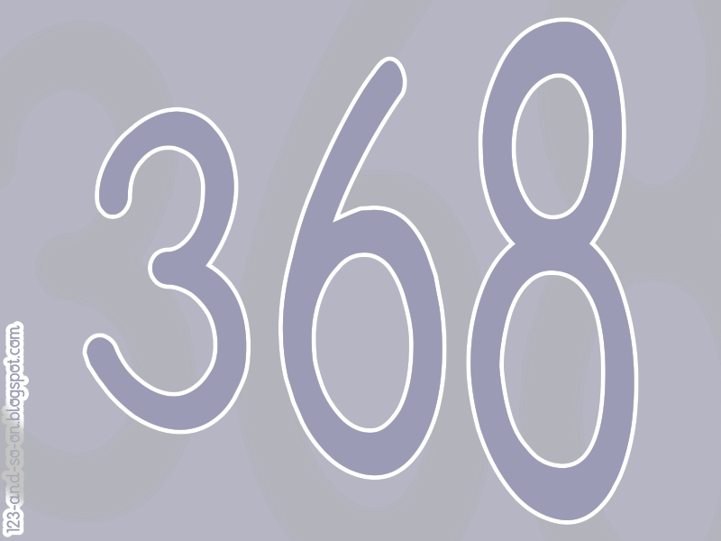 Numbers Number 368 