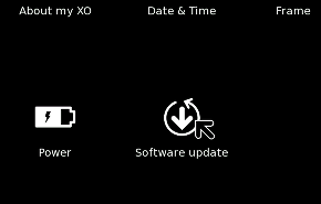 Within the Control Panel, choose the Software Update option