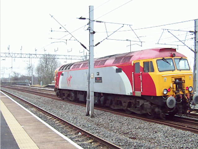 Transportation Images: British Rail Class 57