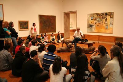 Blog Addison: William Wegman talks to students about art, photography