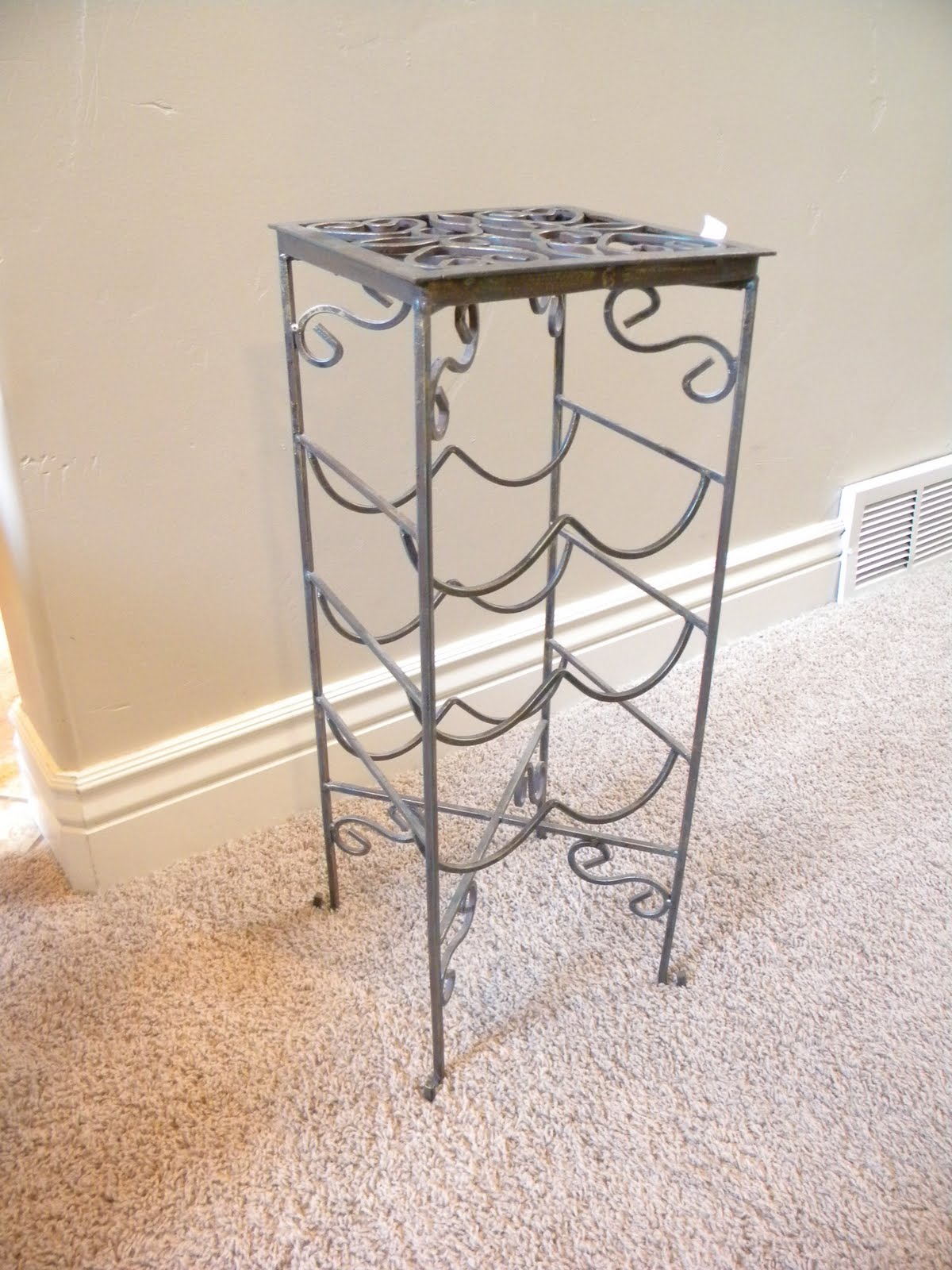 Wine Rack Towel Holder DIY Decoration