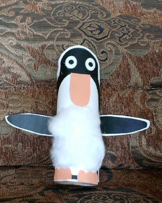 Preschool Storytime Crafts: Fuzzy Bellied Penguin