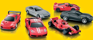 Miniaturas Ferrari nos Postos Shell