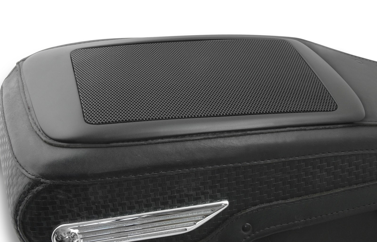 V-Twin News: Cycle Sounds Road King Classic Leather Saddlebag Audio System