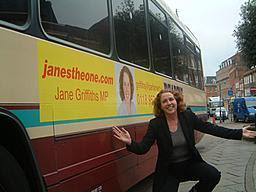 Jane escapes on a coach full of returning Poles