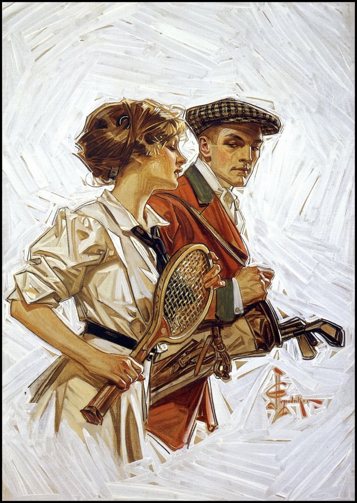 BEAUTIFUL PAINTINGS J.C. LEYENDECKER 1910