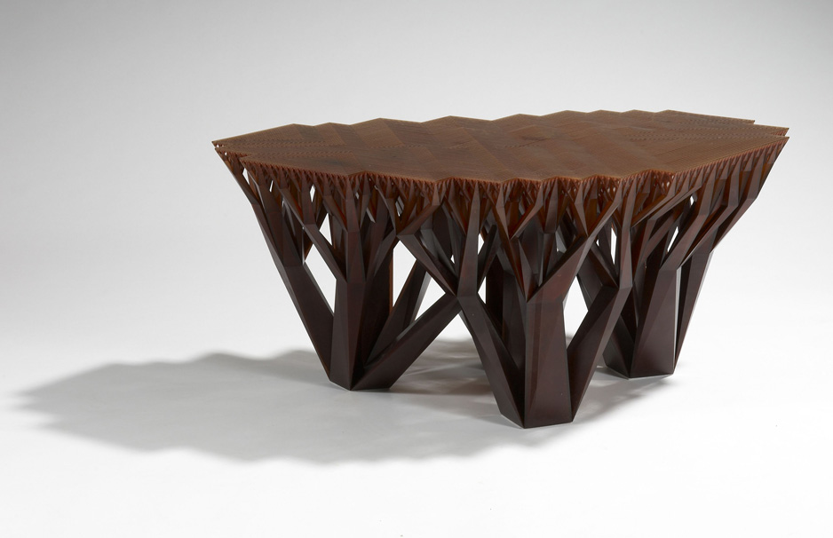 Fractal Table wabi sabi / art design spirit: Design. Experiments with tables -