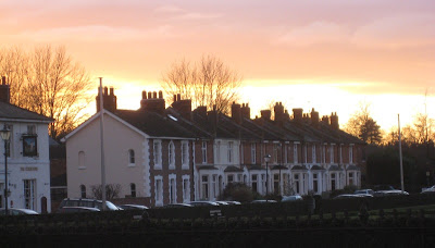 Sunset over Archery Road