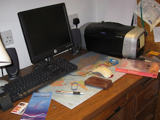A tidy, uncluttered desk