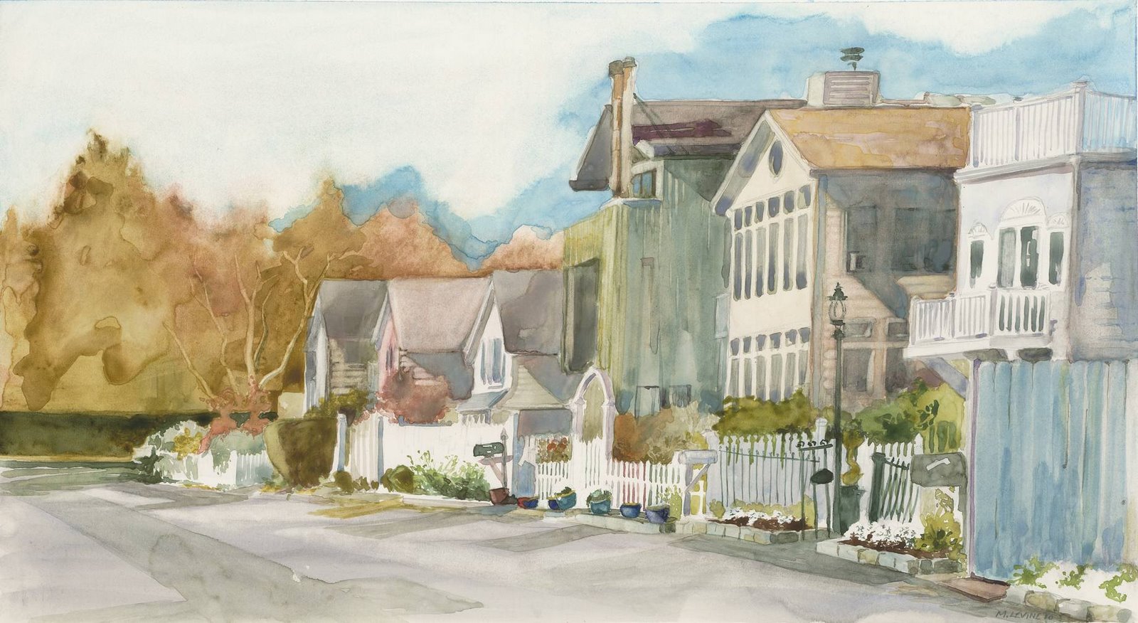 Matthew Levine Paintings Old Mill Beach