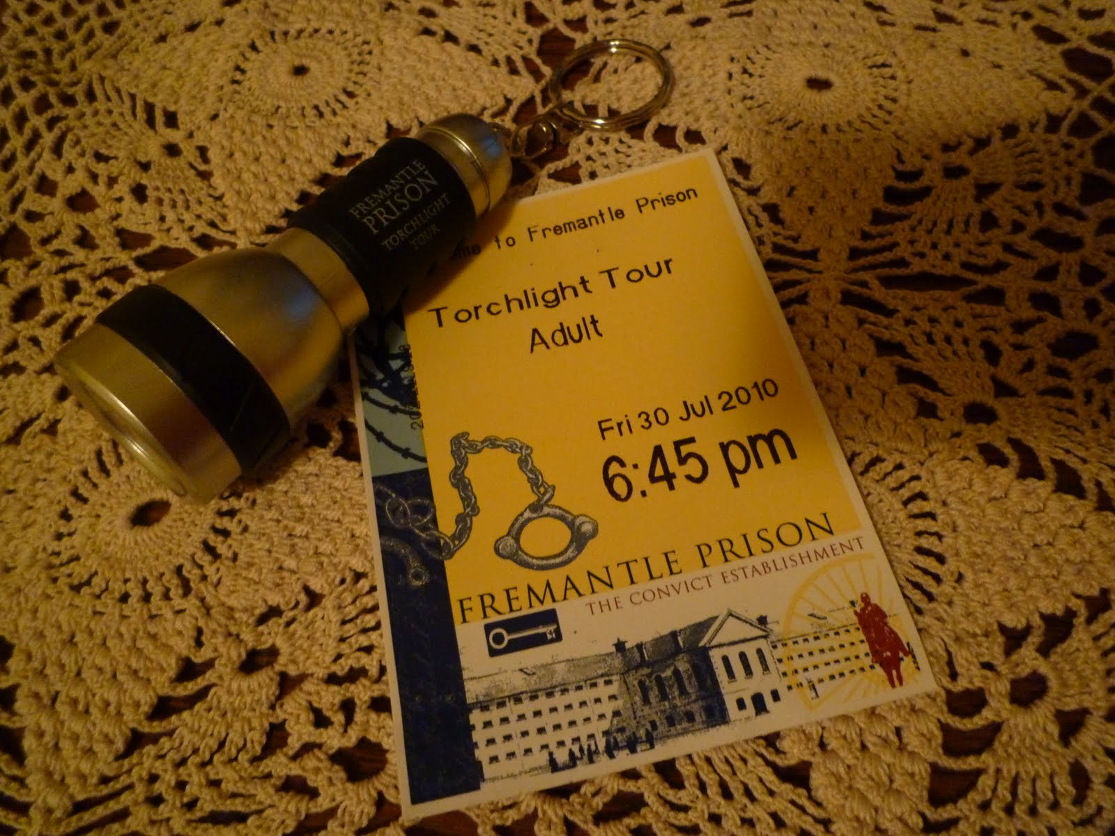 Mon journal Torchlight Tour Fremantle Prison