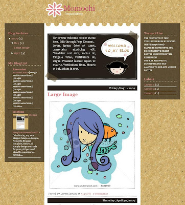 Momochi Blogger Theme