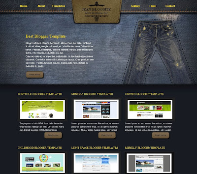 Jeans blogger template